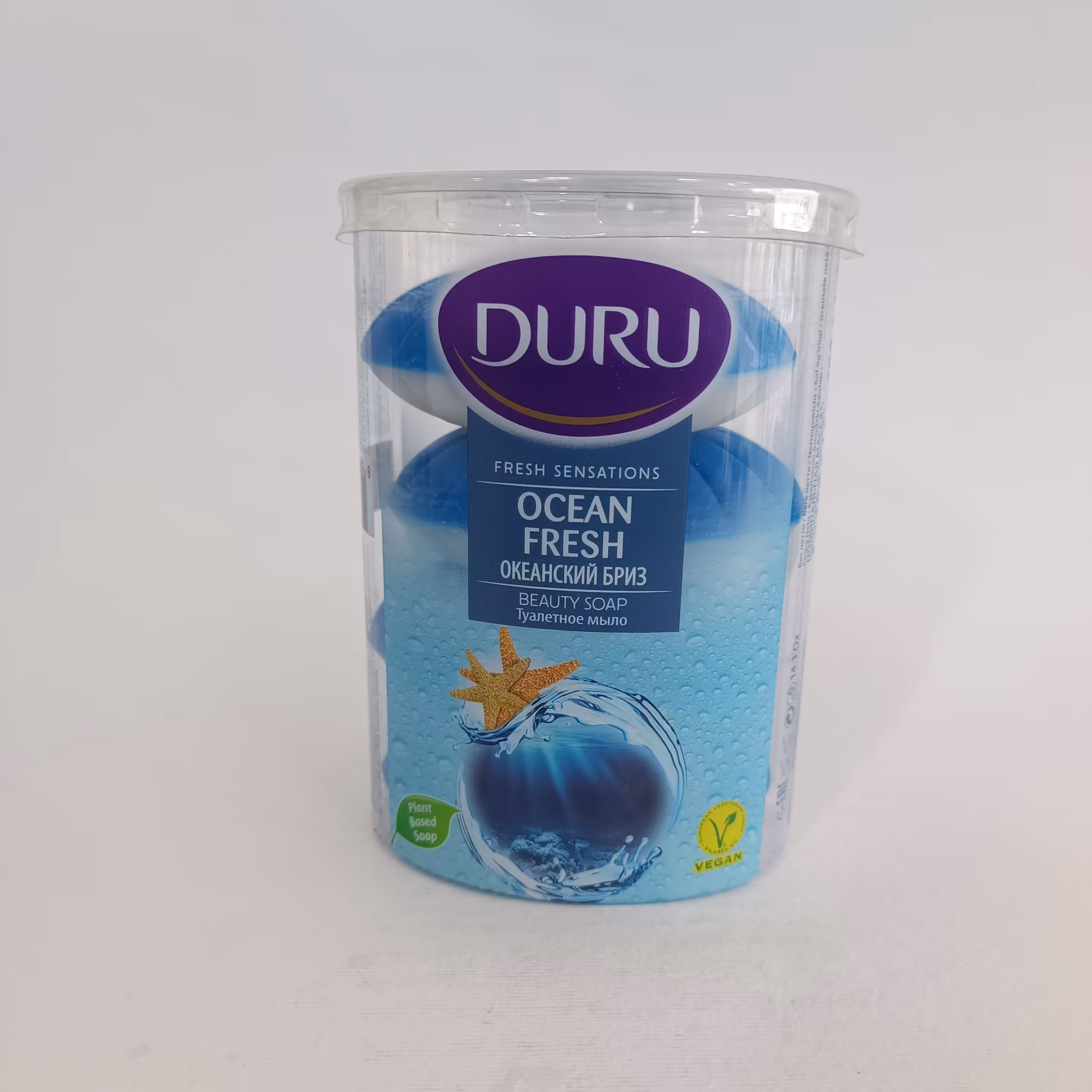 صابون گیاهی دورو سری Fresh Sensations مدل Ocean Breeze بسته 4 عددی