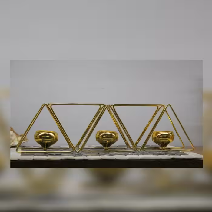 شمعدان سه شعله مدل اساطیر مخصوص کتابخانی