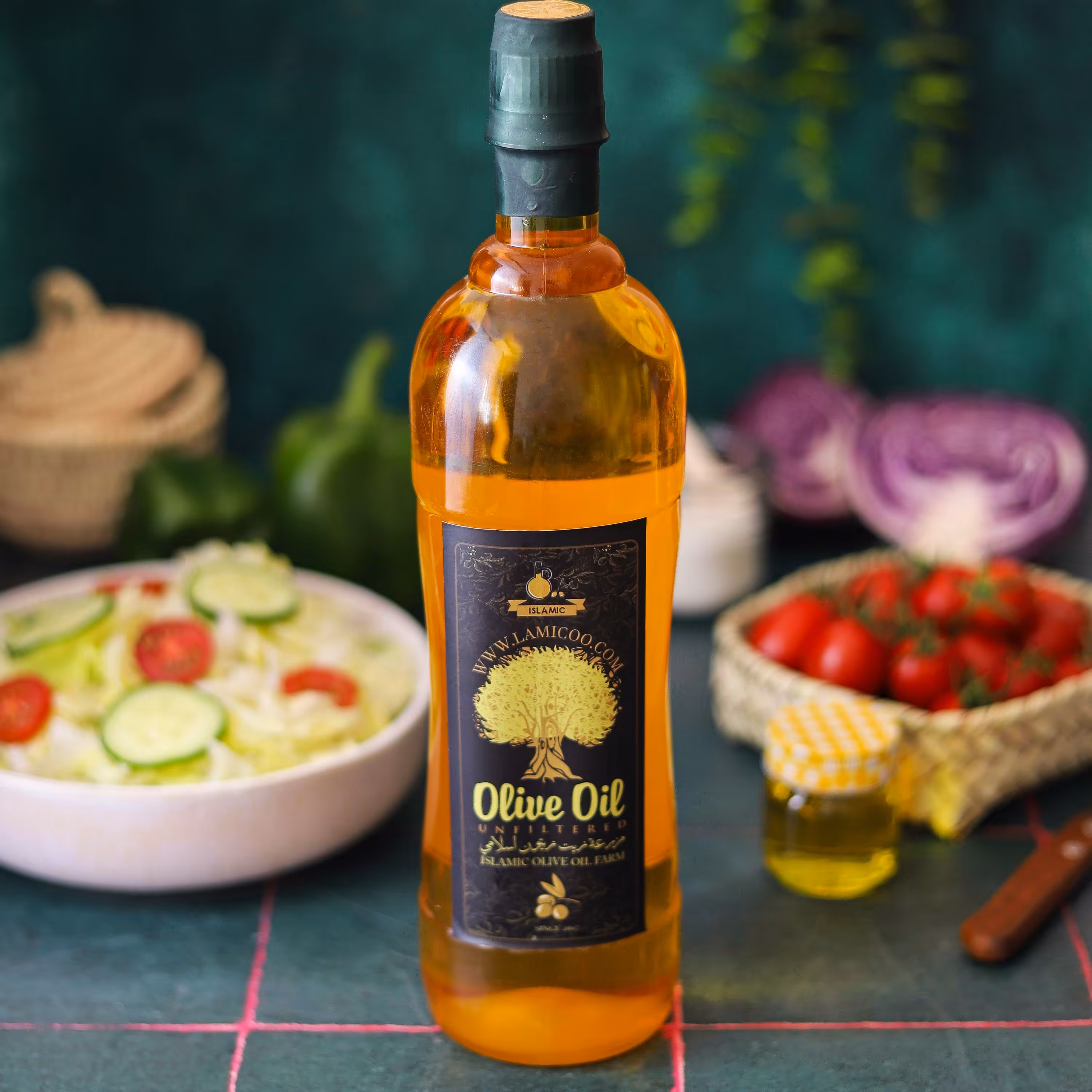 روغن زیتون بکر تصفیه نشده 1لیتر پت