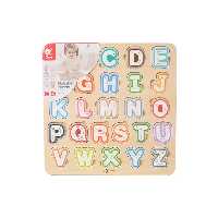 پازل چوبی جاگذاری الفبا انگلیسی کلاسیک ورلد Alphabet Puzzle classic world کد 54426