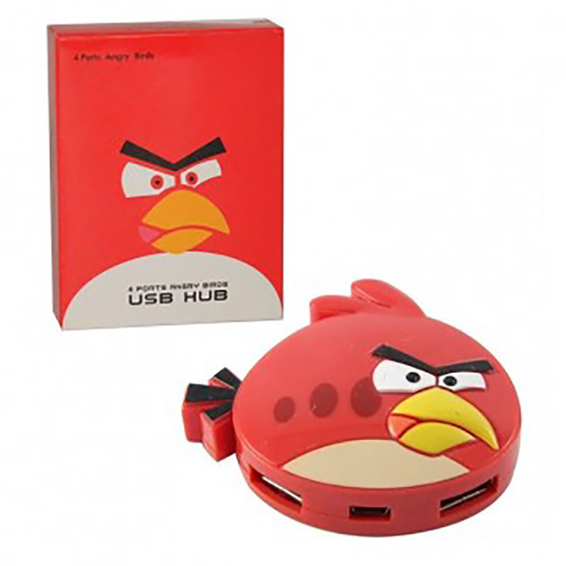 هاب 4 پورت USB طرح Angry Birds