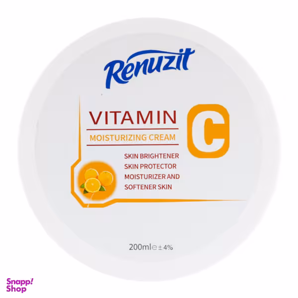 کرم مرطوب کننده رینوزیت (Renuzit) مدل Vitamin C حجم 200 میلی‌لیتر