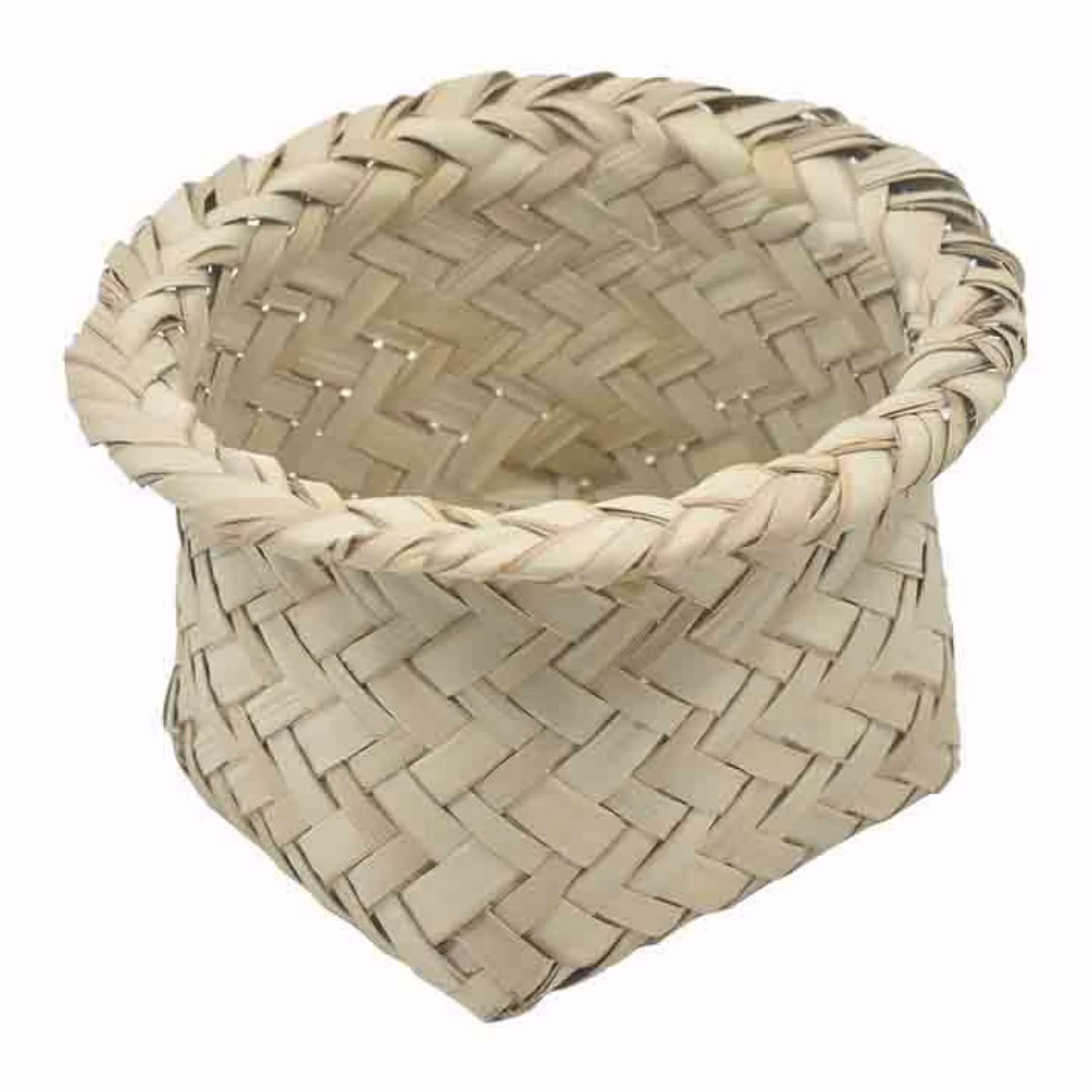 گلدان حصیری لبه دار 