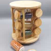 جا ادویه چوبی 12 تایی