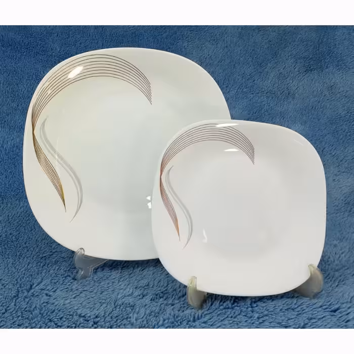 سرویس غذاخوری 26 پارچه آرکوپال مدل شمل طلایی 4گوش  