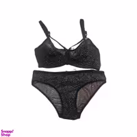 ست شورت و سوتین زنانه مدل توسکا کد S-004 رنگ مشکی