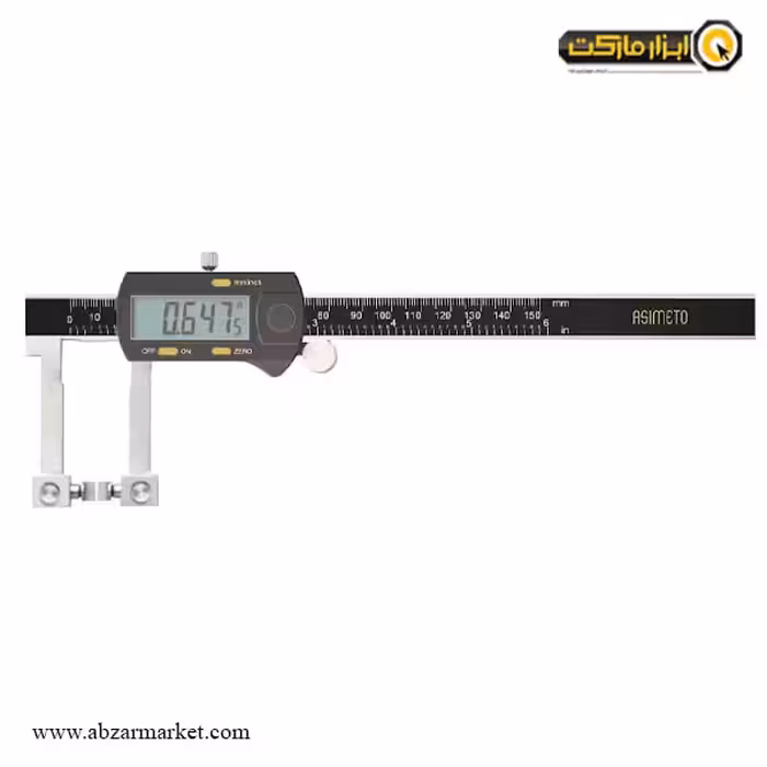 کولیس یونیورسال دیجیتال آسیمتو 15 سانتی متر فک تعویضی مدل 3-06-317