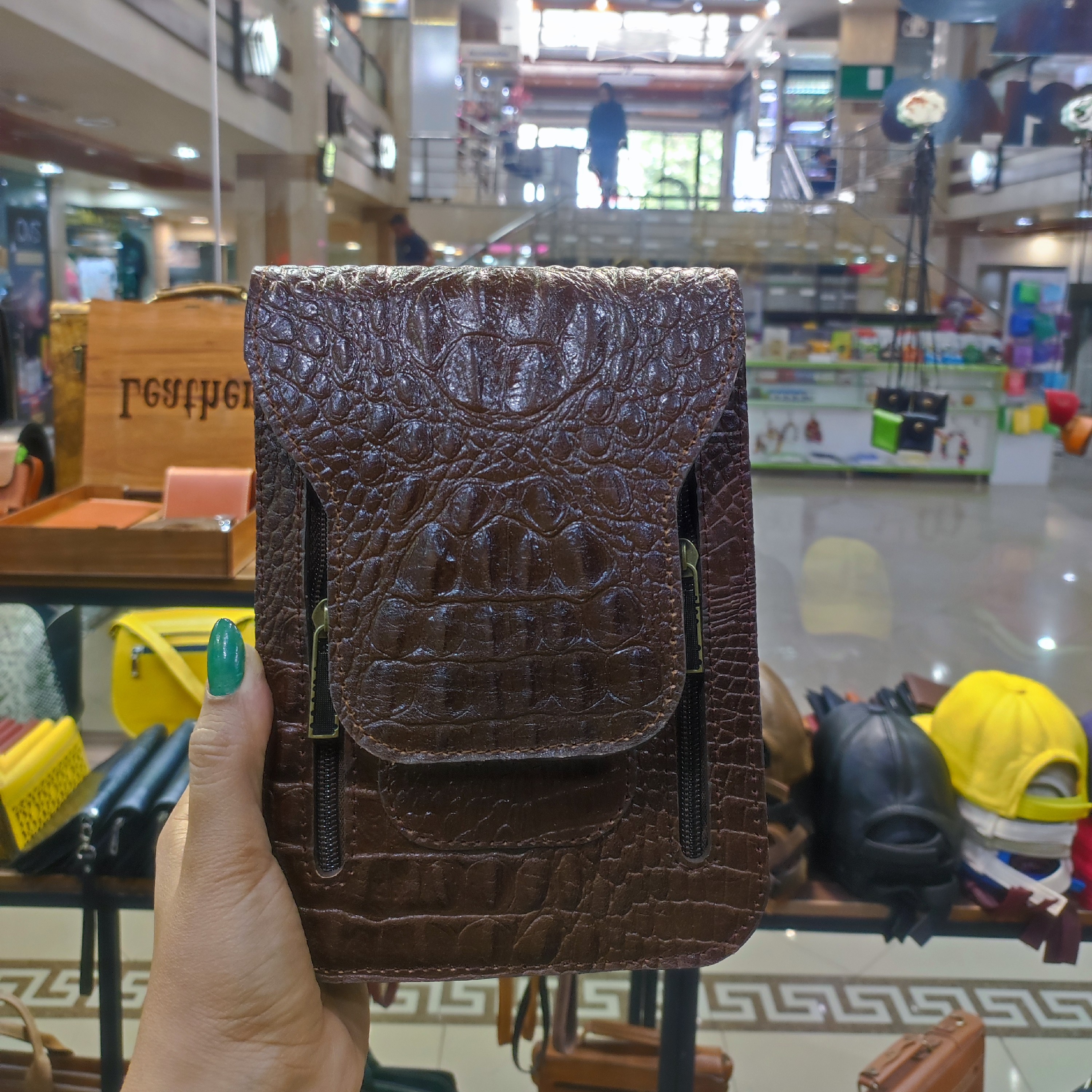 کیف دوشی اسپرت چرم گاوی