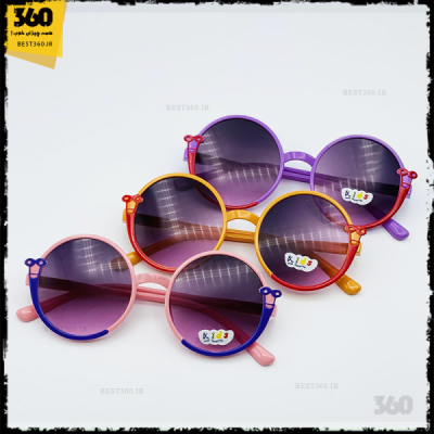 عینک گرد خط دار