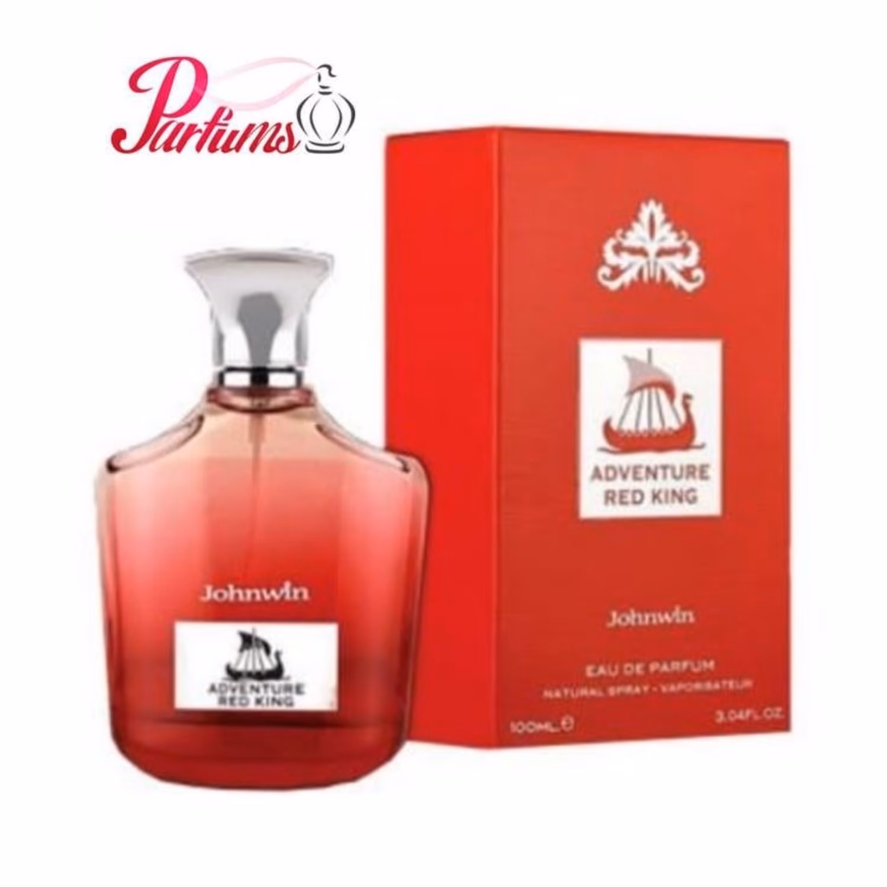 ادکلن اماراتی جانوین ادونتور رد کینگ Johnwin ADVENTURE RED KING (کرید وایکینگ)