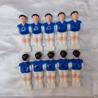 آدمک فوتبالدستی سایز بزرگ در رنگهای آبی وقرمز سری ده تایی