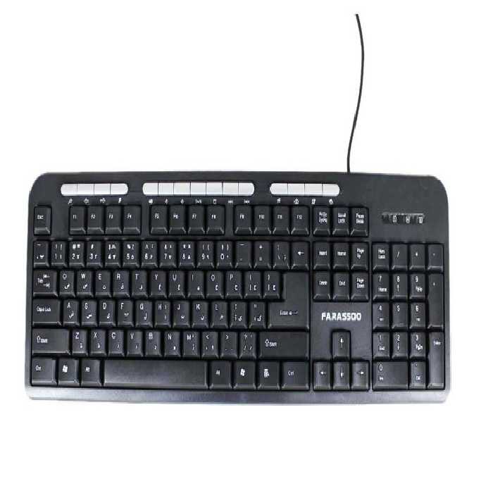 کيبورد Farassoo مدل FCR-4890 - فروشگاه اینترنتی طیف سنتر