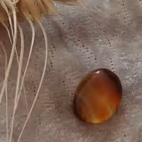 عقیق سلیمانی زجاجی سرخ 