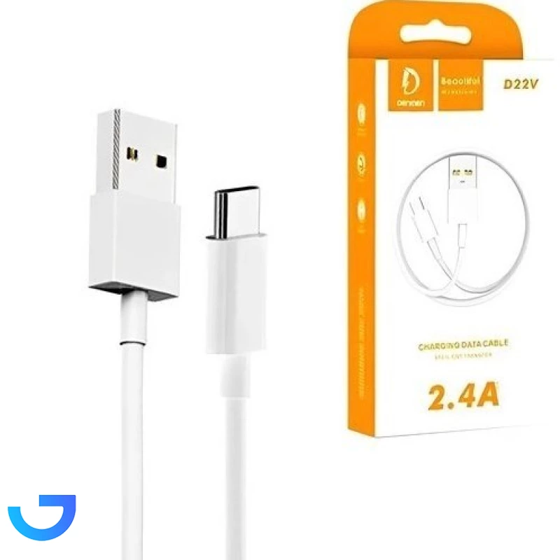 جزئیات ، قیمت و خرید کابل شارژ سریع تایپ سی دنمن D22V(کابل شارژ فستDENMEN Type-c) | فروشگاه آریا