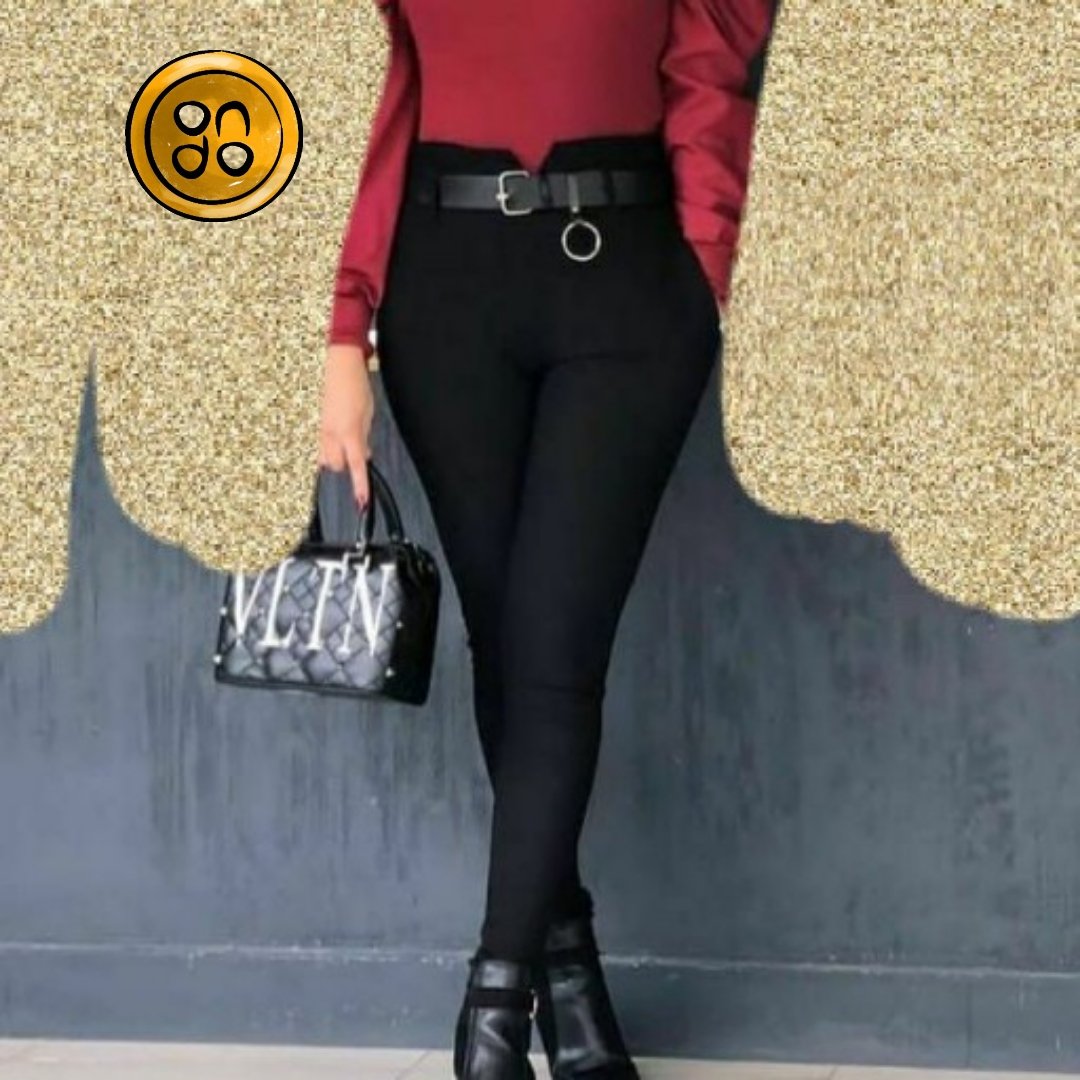 شلوار کتان کمر هفت