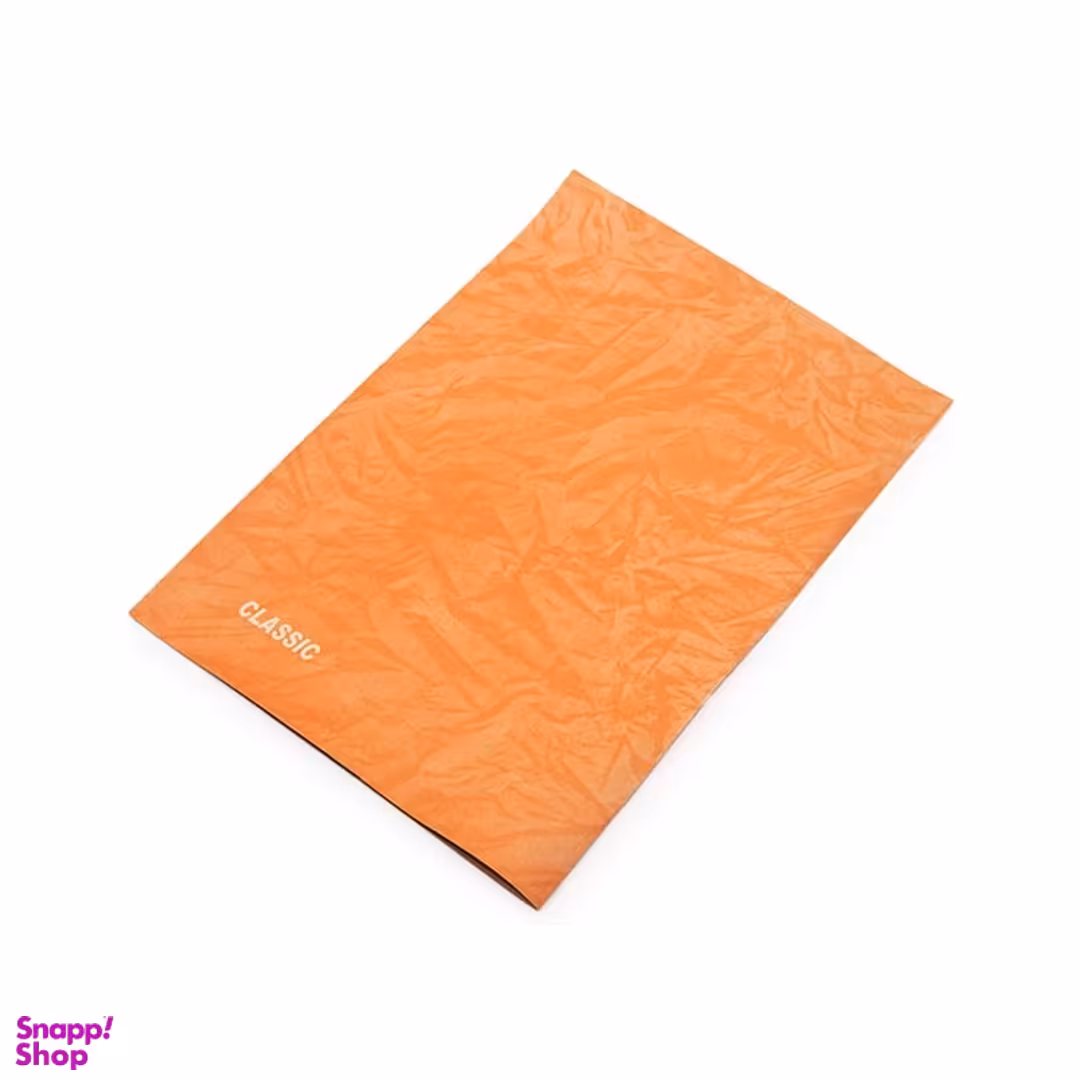 پوشه طرح ابر و باد کد 007 رنگ نارنجی بسته 10 عددی