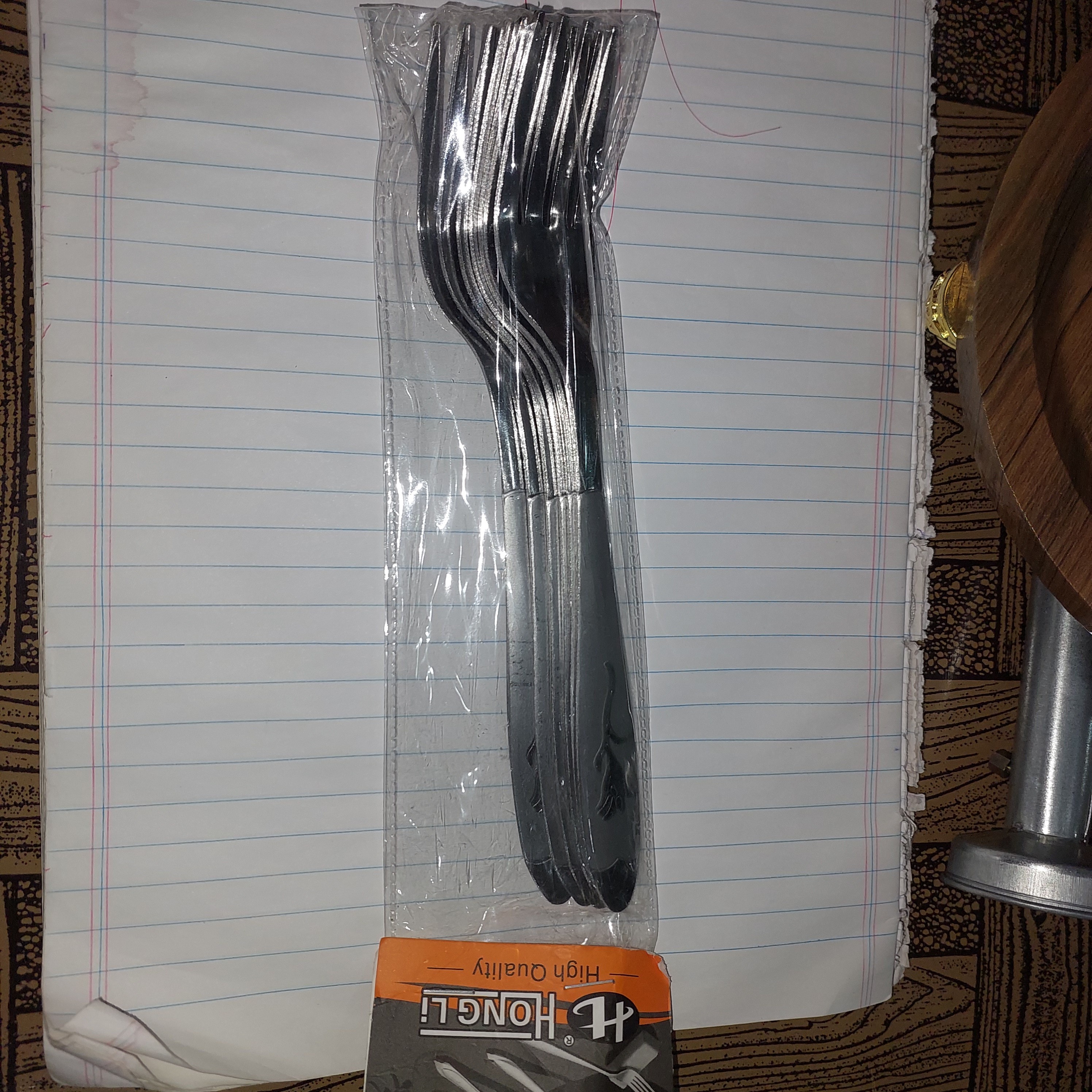 چنگال 6 عددی استیل