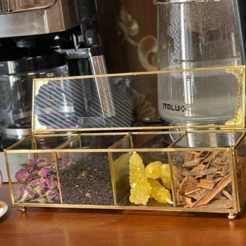 تی بگ 4 خانه برنجی مستطیل