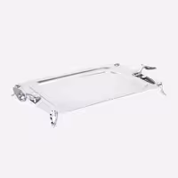 سینی پایه دار مستطیل متوسط نیوهوم مدل فلیم NH24-1011