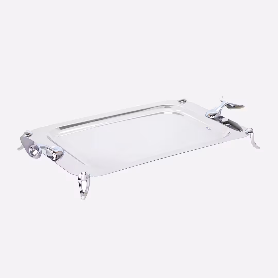 سینی پایه دار مستطیل متوسط نیوهوم مدل فلیم NH24-1011