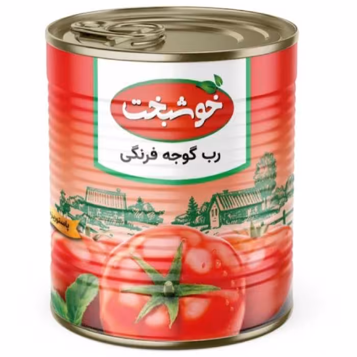 رب گوجه فرنگی خوشبخت مقدار 800 گرم  تاریخ جدید 