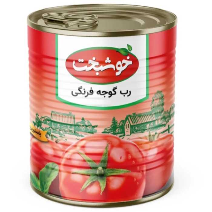 رب گوجه فرنگی خوشبخت مقدار 800 گرم  تاریخ جدید 