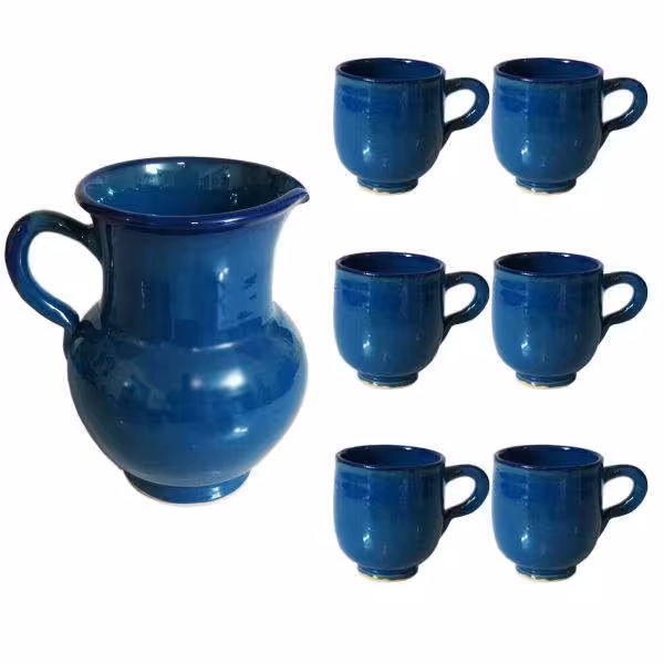 ست پارچ و لیوان مجموعه ی 7 عددی