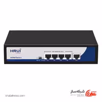 قیمت و خرید سوئیچ اچ اریوای HRUI HR900-AF-41N دسکتاپ 5 پورت 10/100Mbps با 4 پورت POE - شبکه ساز