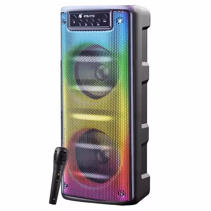 اسپیکر قابل حمل مدل kts 1713 دبل 6.5 اینچ 