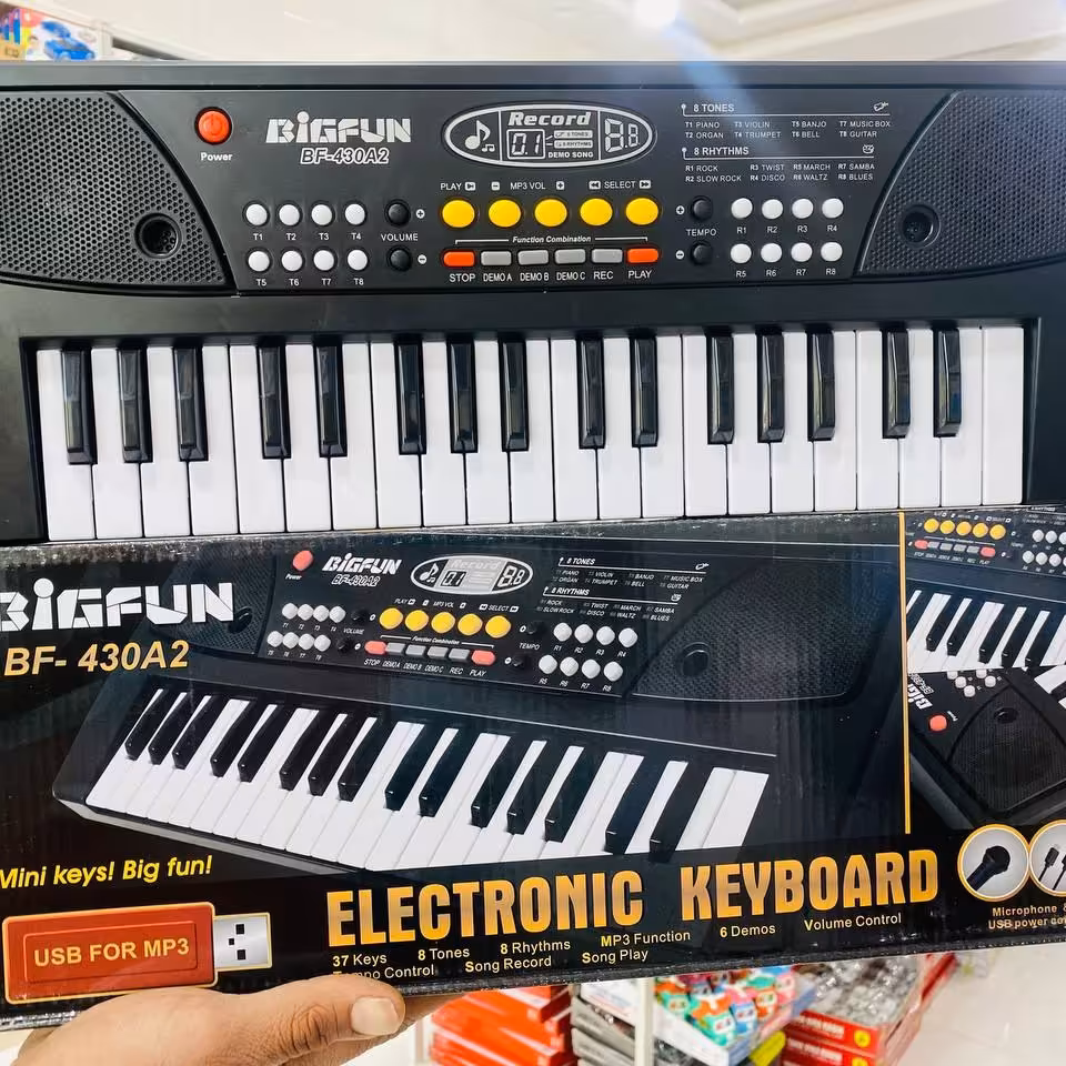 ارگ الکتریک 37 کلید بیگ فان رنگ مشکی مدل 430