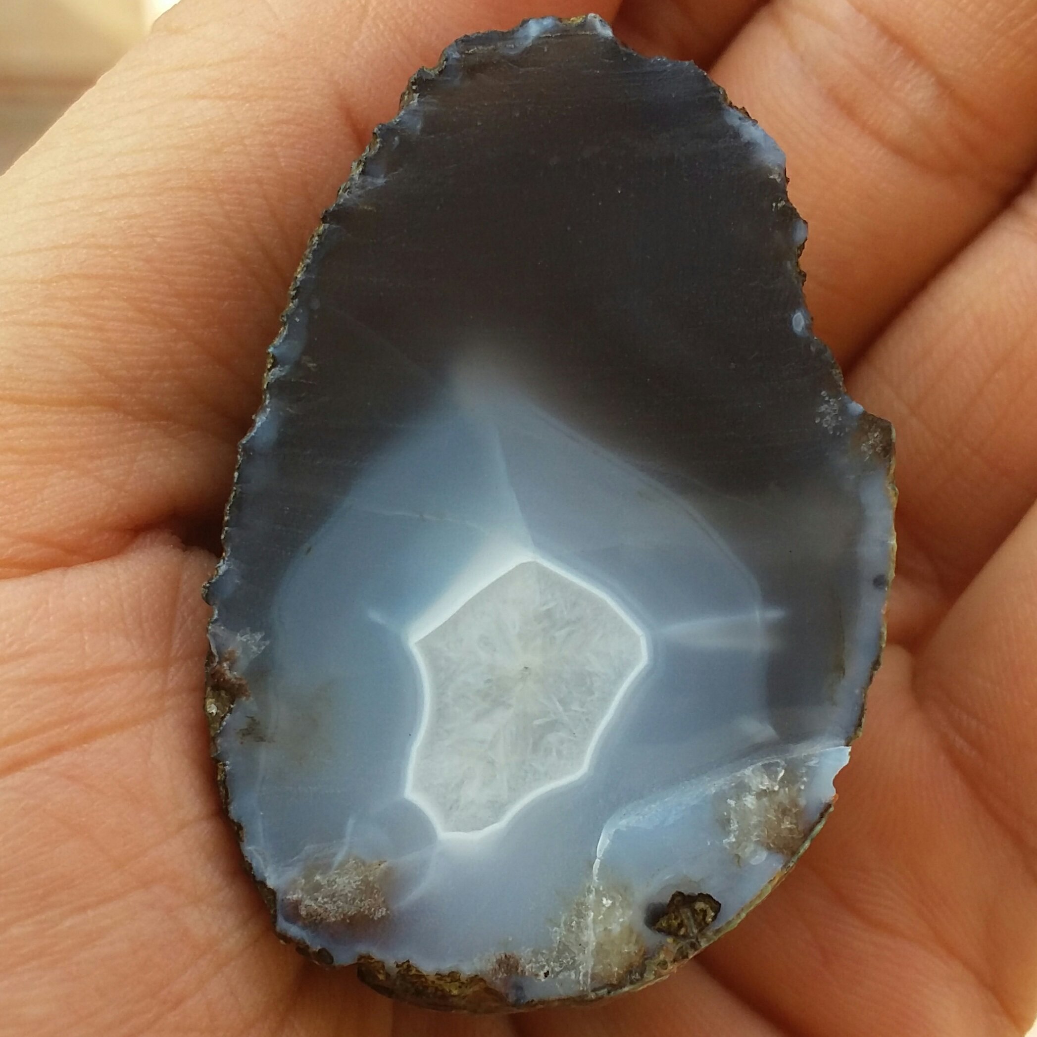 اسلایس سنگ راف عقیق سلیمانی 3بعدی خارق العاده محشر صد در صد طبیعی محشششر و تک 