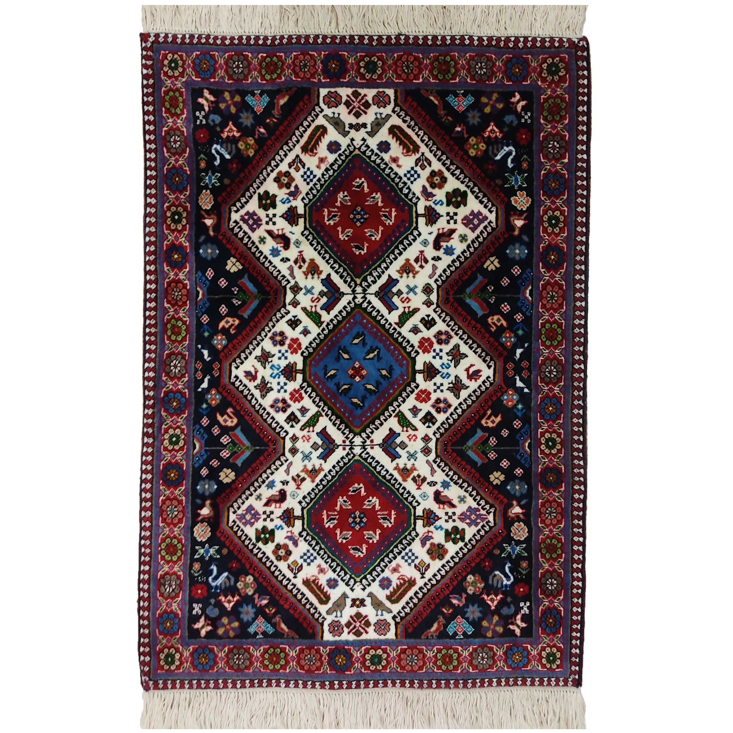 فرش دستبافت یک و نیم متری مدل یلمه کد 316