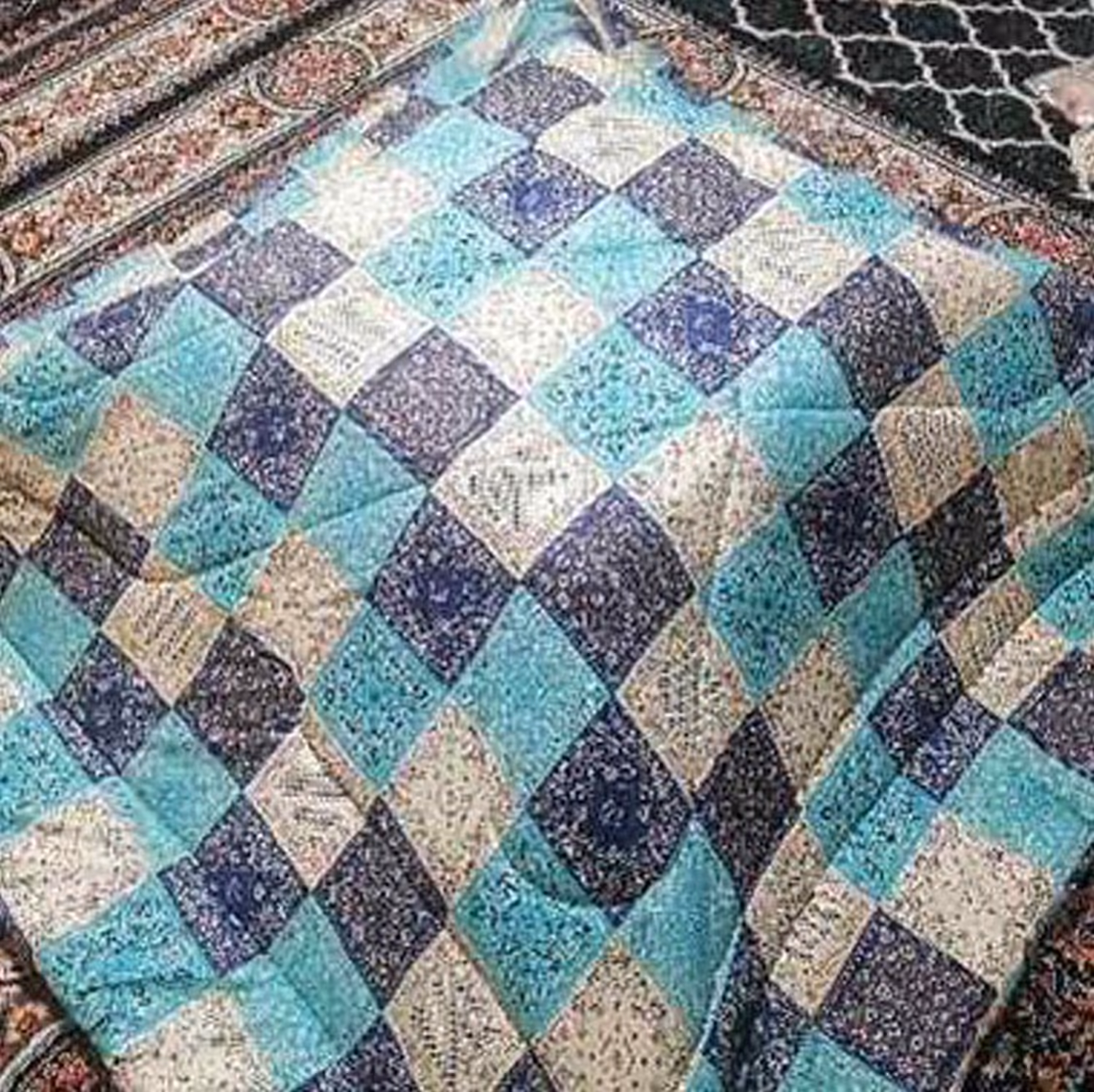 لحاف کرسی مدل یلدا سایز 300x300 سانتی متر