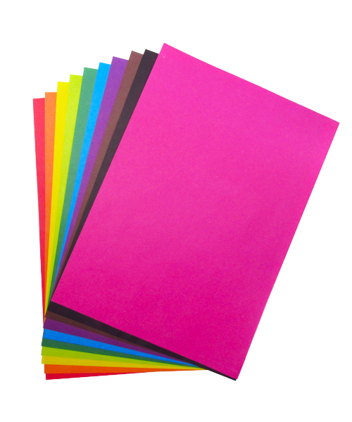 کاغذ رنگی A4خود رنگ بسته(10ورقی)
