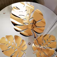 رومیزی طرح برگ