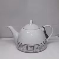 قوری چینی استخوانی درجه یک مخصوص چای یک رنگ کردن و پذیرایی انواع طرح ها موجود 