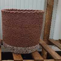 سطل زباله ی قیطان دوزی