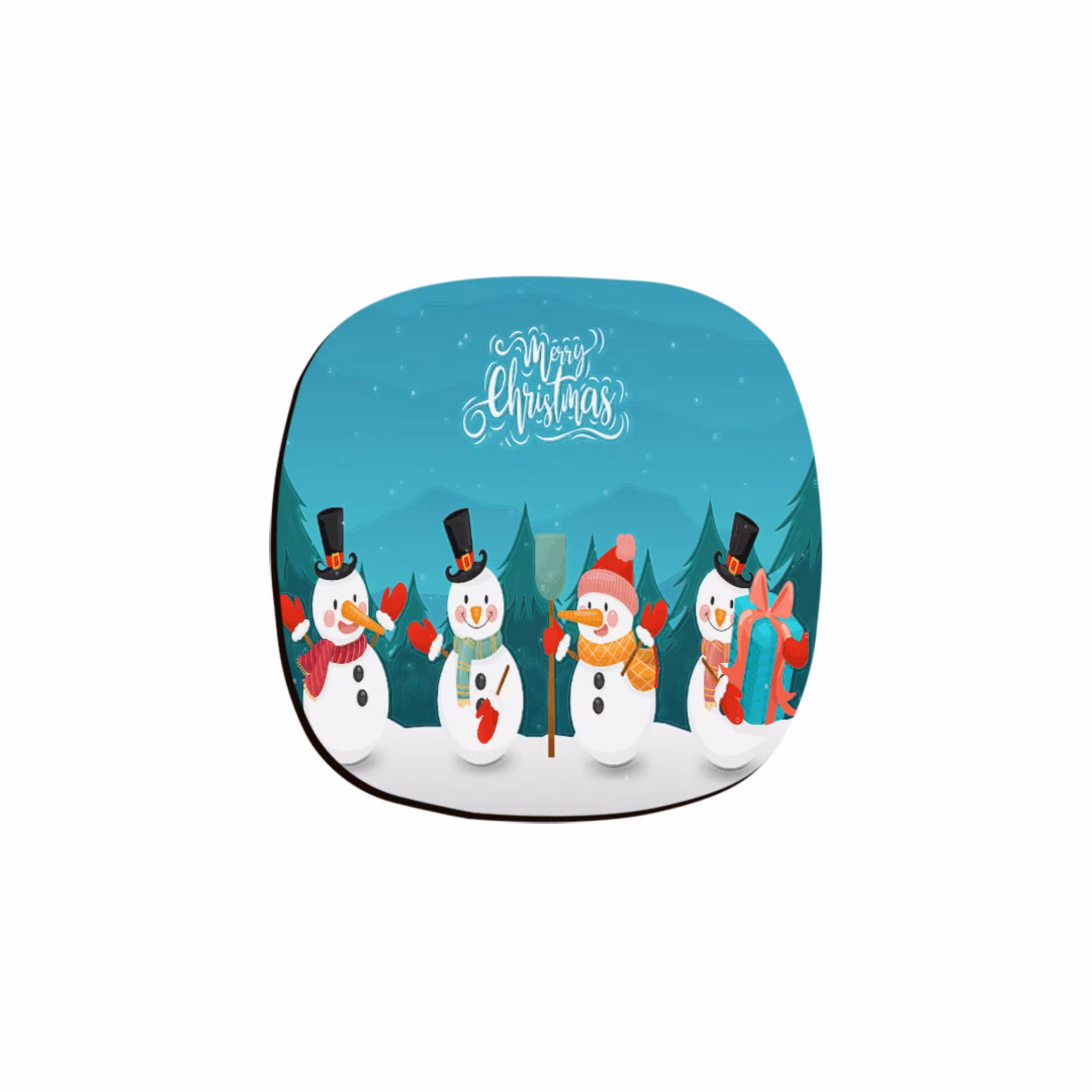 زیرلیوانی ترمه طراحان ایده مدل آدم برفی ها کد cfp1801