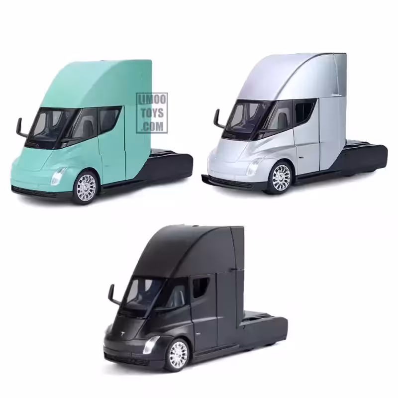 اسباب بازی ماکت فلزی تریلی تسلا ( سمی ) Tesla semi