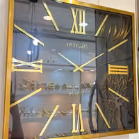 ساعت دیواری فلزی موتور آرام گرد برند آرتمیس کد 2026