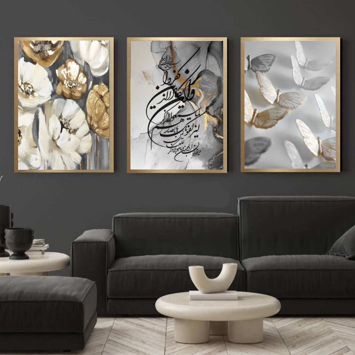 تابلو دکوراتیو 3تیکه  کد 00136