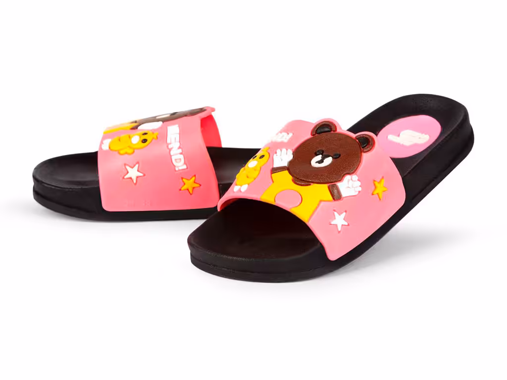 دمپایی خرس صورتی  SP