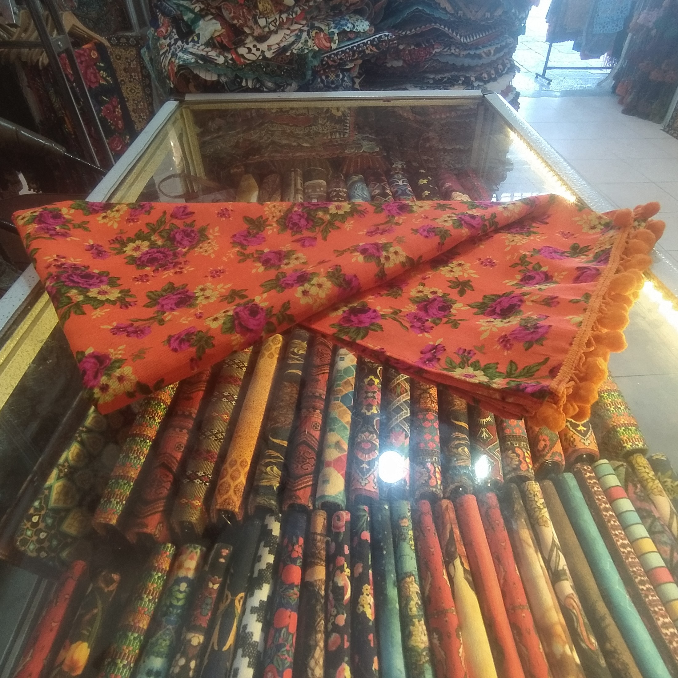 شال موهر پاکستانی خنک مناسب تابستان و هوای گرم در رنگبندی و طرح های مختلف 