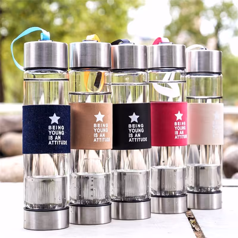 فلاسک دمنوش دو درب طرح استار