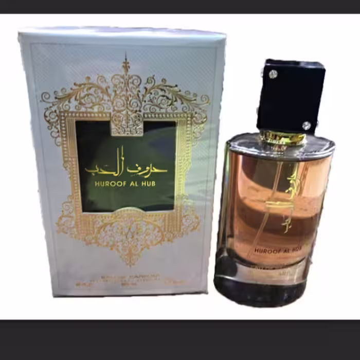 ادکلن حروف الحب زنانه و مردانه رایحه گرم و شیرین با کیفیت و ماندگاری بالا 100میل