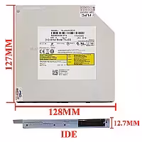 درایو لپ تاپ دی وی دی رایتر IDE Slim 12.7mm برای توشیبا
