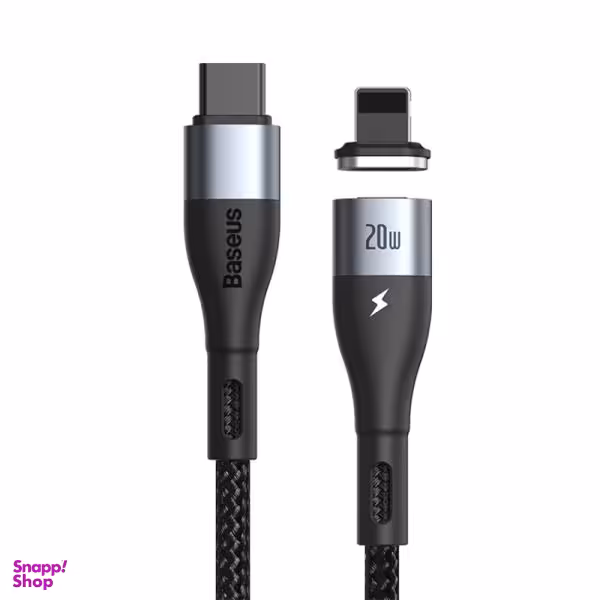 کابل تبدیل مغناطیسی USB-C به لایتنینگ باسیوس مدل CATLXC-01 طول 1 متر