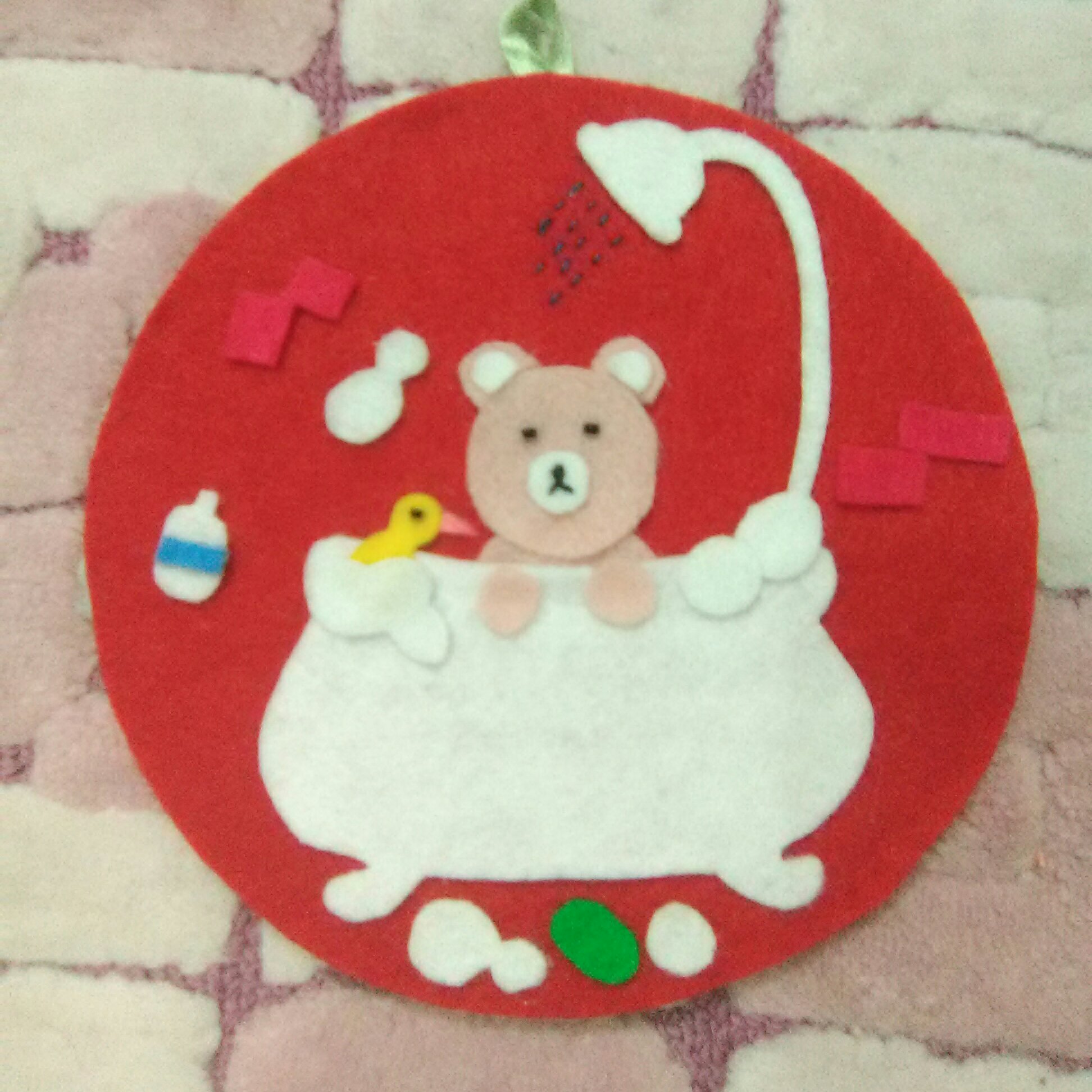 نشانگر حمام و دستشویی نمدی 