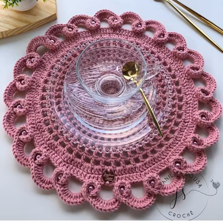  رومیزی زیر بشقابی