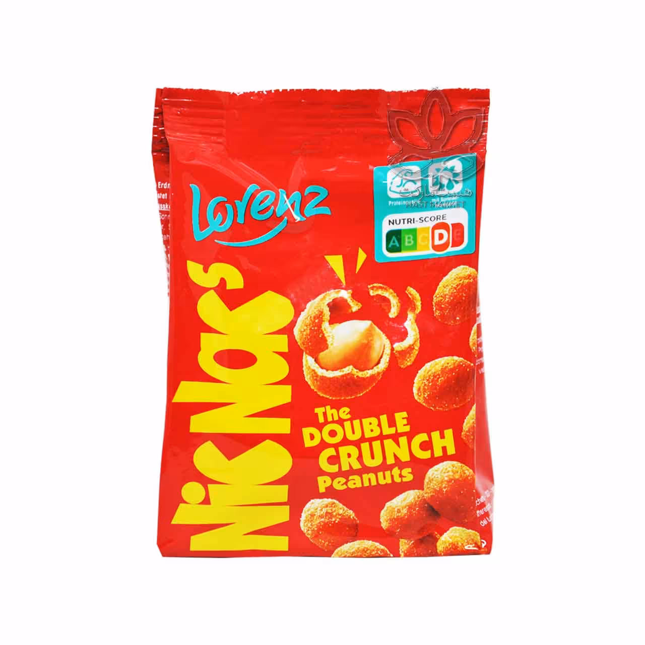 بادام زمینی روکش دار دبل کرانچ 125 گرم نیک ناکز - nic nac&#039;s